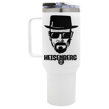 Heisenberg breaking bad, Mega Tumbler με καπάκι, διπλού τοιχώματος (θερμό) 1,2L