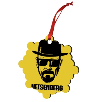 Heisenberg breaking bad, Στολίδι Χριστουγεννιάτικο στολίδι snowflake ξύλινο 7.5cm