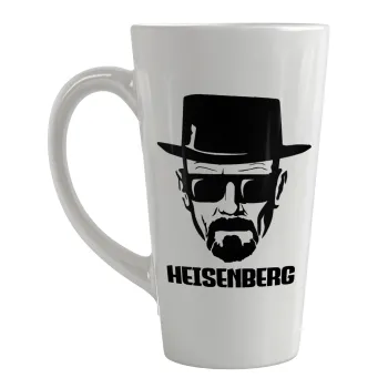 Heisenberg breaking bad, Κούπα κωνική Latte Μεγάλη, κεραμική, 450ml