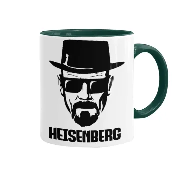 Heisenberg breaking bad, Mug colored green, ceramic, 330ml