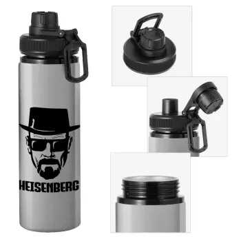 Heisenberg breaking bad, Μεταλλικό παγούρι νερού με καπάκι ασφαλείας, αλουμινίου 850ml
