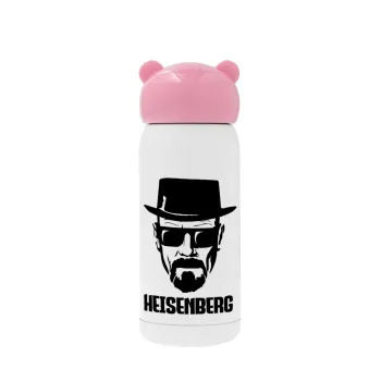 Heisenberg breaking bad, Ροζ ανοξείδωτο παγούρι θερμό (Stainless steel), 320ml