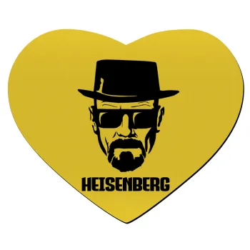 Heisenberg breaking bad, Mousepad heart 23x20cm