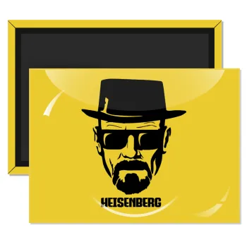 Heisenberg breaking bad, Ορθογώνιο μαγνητάκι ψυγείου διάστασης 9x6cm