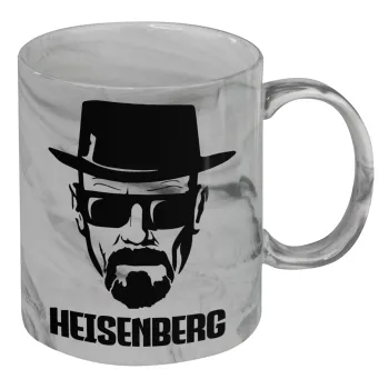 Heisenberg breaking bad, Mug ceramic marble style, 330ml