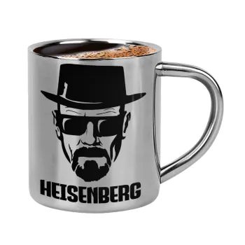 Heisenberg breaking bad, Double-wall metal cup for espresso (220ml)