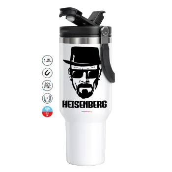 Heisenberg breaking bad, Mega Tumbler με καπάκι, διπλού τοιχώματος (θερμό) 1,2L