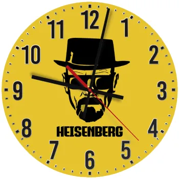 Heisenberg breaking bad, Ρολόι τοίχου ξύλινο (30cm)