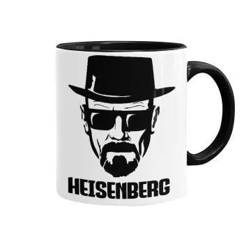Heisenberg breaking bad, Mug colored black, ceramic, 330ml