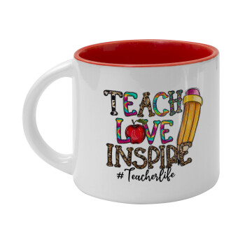 Teach, Love, Inspire, Κούπα κεραμική 400ml
