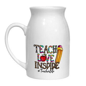 Teach, Love, Inspire, Κανάτα Γάλακτος, 450ml (1 τεμάχιο)