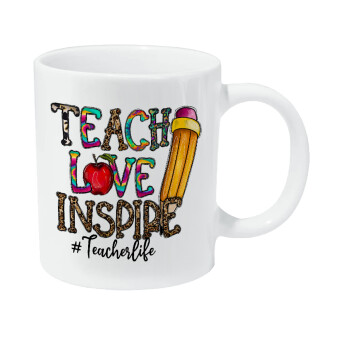 Teach, Love, Inspire, Κούπα Giga, κεραμική, 590ml