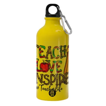 Teach, Love, Inspire, Παγούρι νερού 600ml