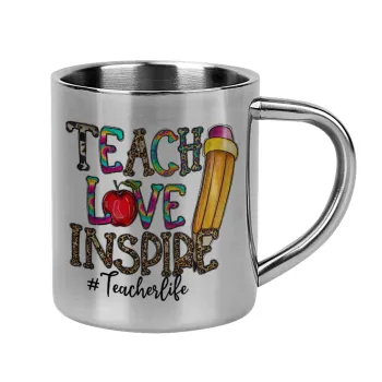 Teach, Love, Inspire, Κούπα Ανοξείδωτη διπλού τοιχώματος 300ml