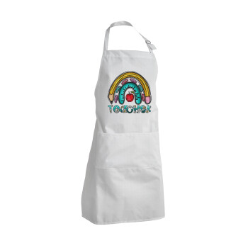 Teacher, Adult Chef Apron (with sliders and 2 pockets)