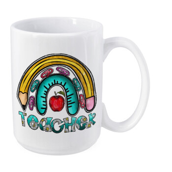 Teacher, Κούπα Mega, κεραμική, 450ml