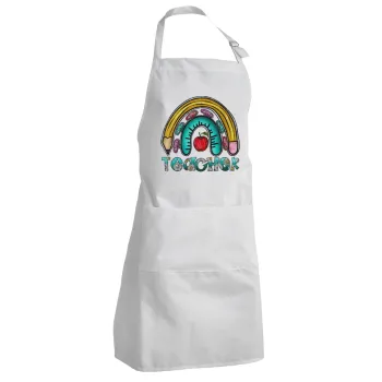 Teacher, Adult Chef Apron (with sliders and 2 pockets)