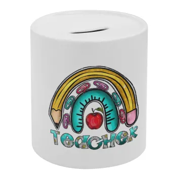 Teacher, Κουμπαράς πορσελάνης με τάπα