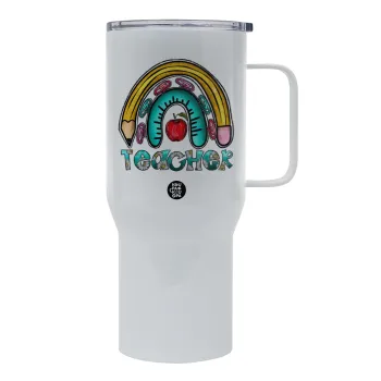 Teacher, Tumbler με καπάκι, διπλού τοιχώματος (θερμό) 750L