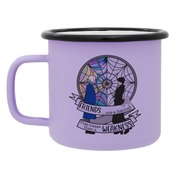 Wednesday window, Κούπα Μεταλλική εμαγιέ ΜΑΤ Light Pastel Purple 360ml