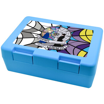 Wednesday window, Children's cookie container LIGHT BLUE 185x128x65mm (BPA free plastic)