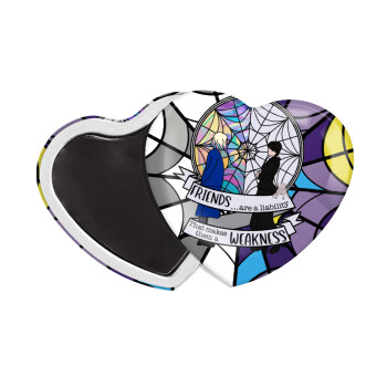 Wednesday window, Μαγνητάκι καρδιά (57x52mm)