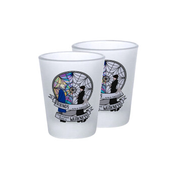 Wednesday window, Σφηνοπότηρα γυάλινα 45ml του πάγου (2 τεμάχια)