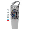GREY color, 890ml (30oz) stainless Steel Tumbler with Handle