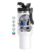 Mega Stainless steel Tumbler with lid, double wall 1,2L