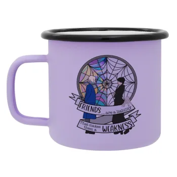 Wednesday window, Κούπα Μεταλλική εμαγιέ ΜΑΤ Light Pastel Purple 360ml