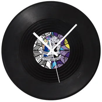 Wednesday window, Ρολόι τοίχου Βινύλιο (30cm)