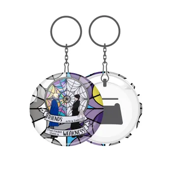 Wednesday window, Μπρελόκ μεταλλικό 5cm με ανοιχτήρι