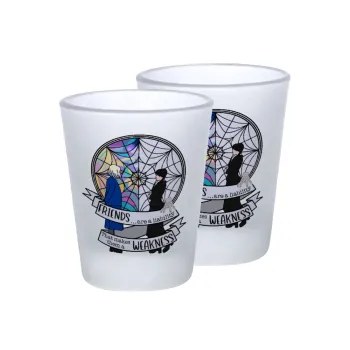 Wednesday window, Σφηνοπότηρα γυάλινα 45ml του πάγου (2 τεμάχια)