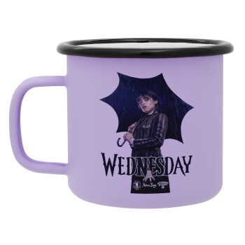 Wednesday rain, Κούπα Μεταλλική εμαγιέ ΜΑΤ Light Pastel Purple 360ml