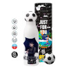 Soccer Metal mug thermos, double wall, 550ml