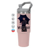 Pink color, 890ml (30oz) stainless Steel Tumbler with Handle
