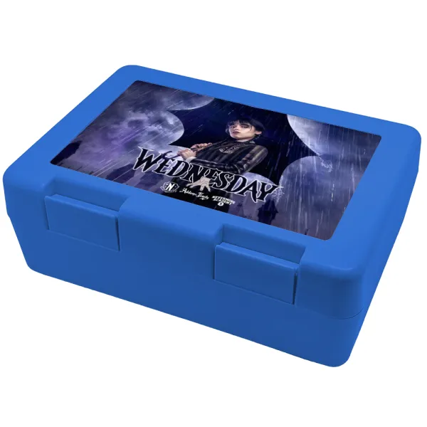 Wednesday rain — Παιδικό δοχείο κολατσιού ΜΠΛΕ 185x128x65mm (BPA free πλαστικό)