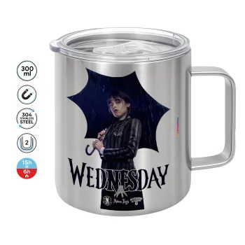 Wednesday rain, Mug Stainless steel double wall 300ml