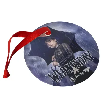 Wednesday rain, Christmas ornament glass 9cm