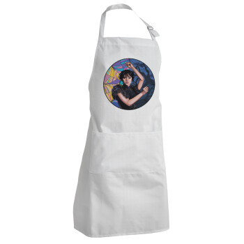 Wednesday dance, Adult Chef Apron (with sliders and 2 pockets)