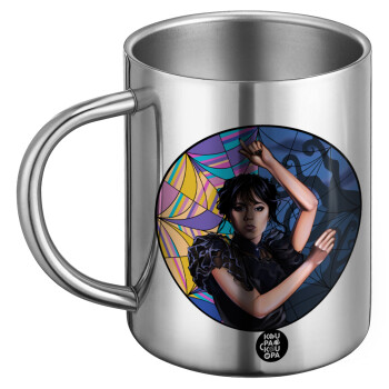 Wednesday dance, Ανοξείδωτη Μεταλλική Κούπα 450ml - Διπλού Τοιχώματος