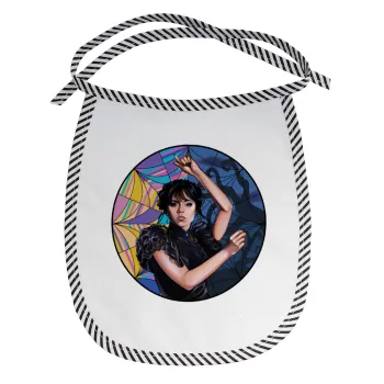 Wednesday dance, Σαλιάρα μωρού αλέκιαστη με κορδόνι Μαύρη