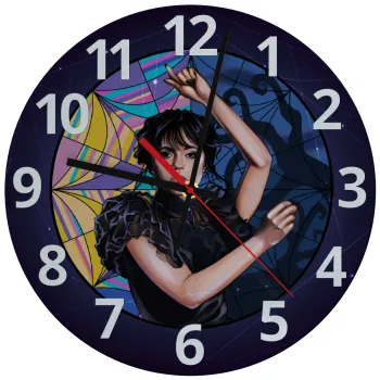 Wednesday dance, Ρολόι τοίχου γυάλινο (30cm)