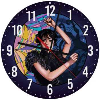 Wednesday dance, Ρολόι τοίχου ξύλινο (30cm)