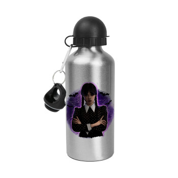 Wednesday moonlight, Metallic water jug, Silver, aluminum 500ml