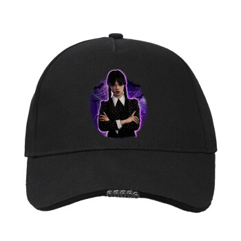 Wednesday moonlight, Work & Activity LED Light Cap – Perfect for Night & Low Light Conditions (100% COTTON, ADULT, UNISEX)