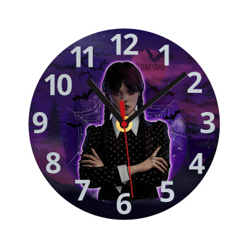 Wednesday moonlight, Ρολόι τοίχου γυάλινο (20cm)