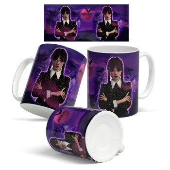 Wednesday moonlight, Ceramic coffee mug, 330ml