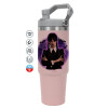 Pink color, 890ml (30oz) stainless Steel Tumbler with Handle