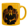 Ceramic coffee mug yellow, 330ml